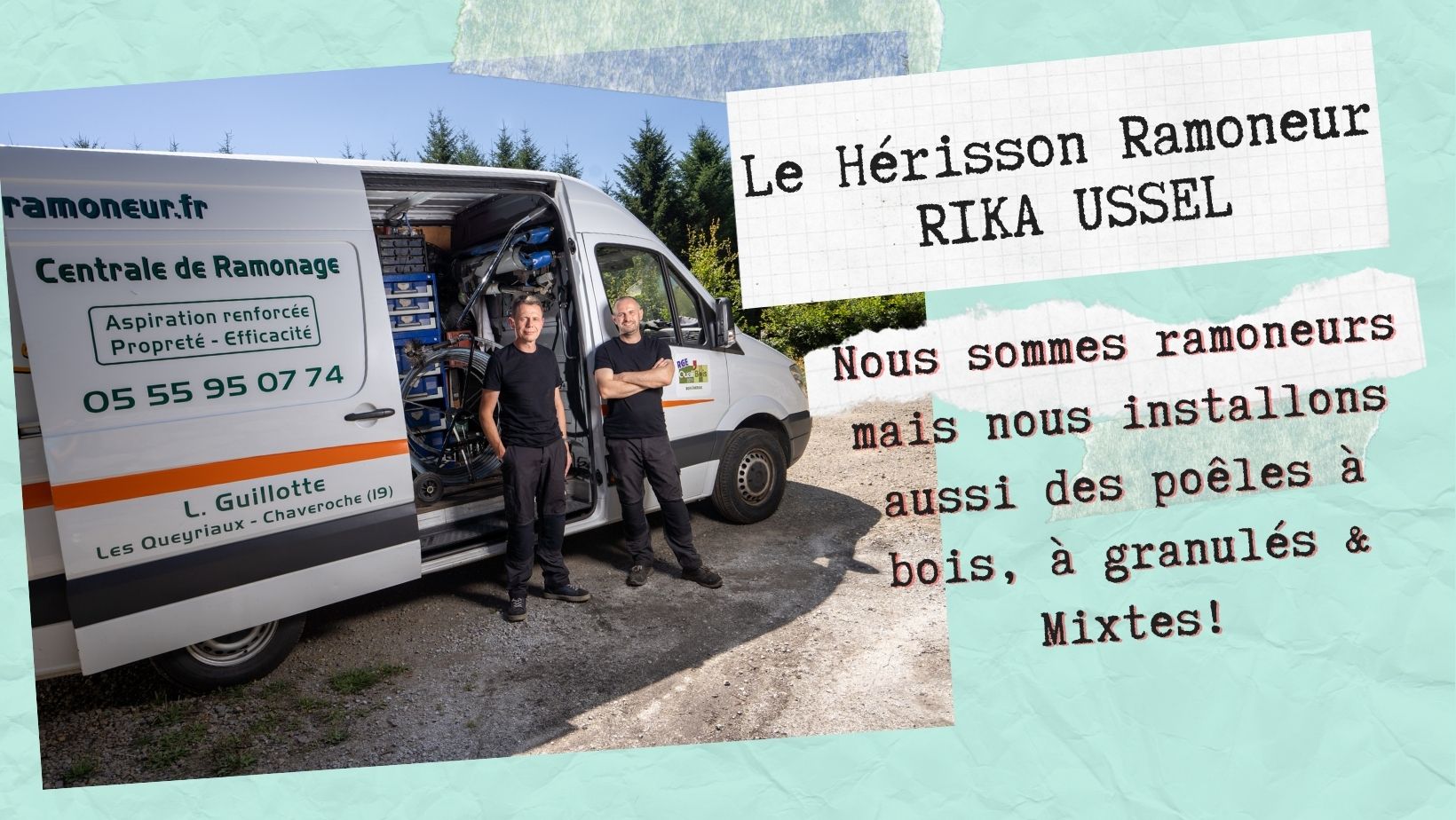 Le Hérisson ramoneur installateur Rika poêle à bois à granulés & mixtes