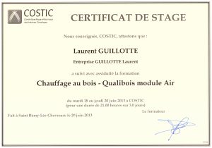 Stage Qualibois Air